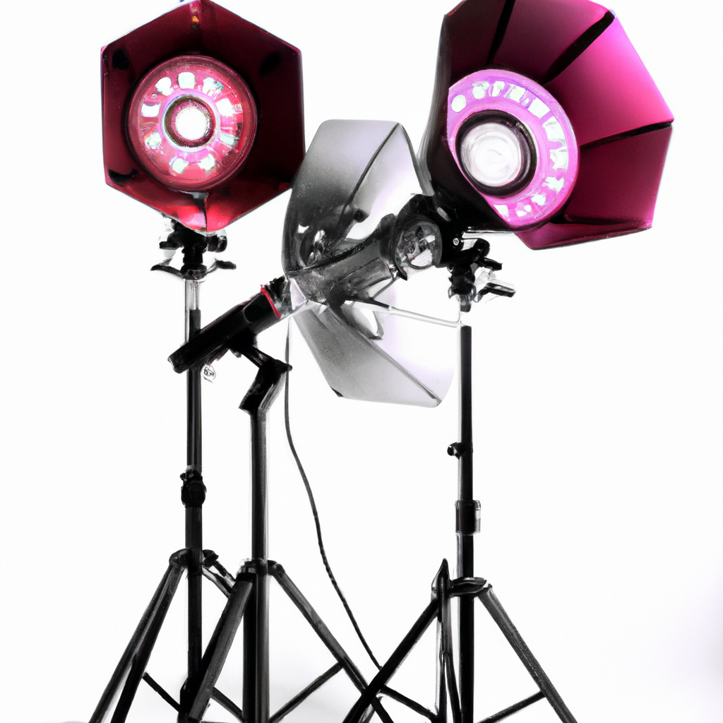 Equipo de Luz Studio en el estudio